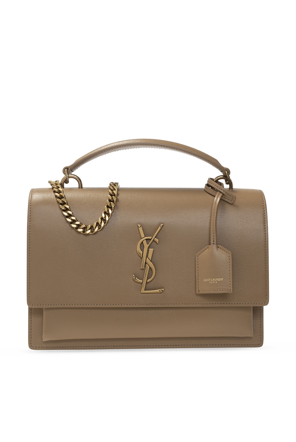 Ysl sunset bag nude sale